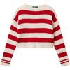 United Colors of Benetton Maglia Sc Barca M/L 104fq108l Maglione Bambine e Ragazze