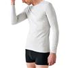 Damart T-Shirt con Scollo Tondo in Thermolactyl, Filato Classico, Maniche Lunghe Grigio Erica M