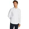 Tommy Hilfiger Uomo Camicia Flex Poplin Kent Collar Camicia da Lavoro, Bianco (Optic White), XS
