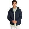 Tommy Hilfiger Uomo Giacca a Vento Branded Hooded Sportiva, Blu (Desert Sky), S