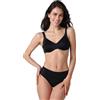 Lovable Reggiseno con Ferretto | Riducente e Contenitivo in Microfibra per Comfort e Sostegno | Taglie Forti | Intimo Modern Shaping Minimizer Donna, Nero, 42 / 7D