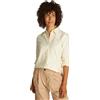 Tommy Hilfiger Donna Camicia Oxford Relaxed Fit, Giallo (Lemon Zest), 48