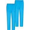MISEMIYA - Pack 2 PCS - Pantaloni Unisex Vita Elastica Uniforme di Lavoro Clinica Ospedale
