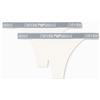 Emporio Armani Logoband 2-Pack T-Thong Slip a Tanga Donna (Pacco da 2)