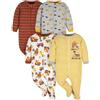 Gerber Pacco da 4 Pigiamini Body Dormi e Gioca per Bimbo