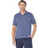 Nautica Classic Fit Short Sleeve Solid Soft Cotton Polo Shirt, Blu Indaco Tinta Unita, L Uomo