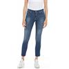 REPLAY Jeans Donna Faaby Slim Fit Elasticizzati, Blu (Medium Blue 009), W27 x L28