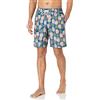Amazon Essentials Boxer da Bagno da 22,86 cm ad Asciugatura Rapida dalla Vestibilità Comoda - colori fuori produzione Uomo, Blu Marino Pesca Stampa Ananas, XL