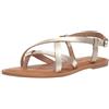 Amazon Essentials Sandali con Cinturino Casual Donna, Oro, 36 EU