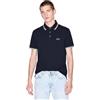 Armani Exchange Polo da Uomo, a Maniche Corte, con Chiusura Lampo, Colore Blu, XS, Navy Scuro, XS