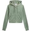 Juicy Couture Felpa con Cappuccio Madison, Chinois Green, XS