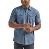 Wrangler Authentics Camicia Classica da Uomo a Maniche Corte, XL