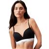 Calvin Klein Reggiseno Push-up Donna Plunge con Ferretto, Nero (Black), 2C