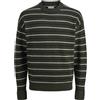 Jack & Jones Jjsoho Ollie Stripe Knit Crew Neck Jjsoho Ollie Stripe Knit Crew Neck Uomo (Pacco da 1)