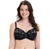 Sans Complexe - Arum - Reggiseno Avvolgente in Pizzo con Ferretto - Classico - Tinta Unita - Donna - Nero - 8C