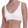 sloggi Zero Feel 2.0 Soft Bra, Regiseno Donna, Silk White, L