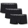 Calvin Klein Uomo Pantaloncini Boxer Vita Bassa Confezione da 3 Intimo, Nero (Black W/Black WB), L