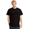 G-STAR Uomo Flock G-Script Loose T-Shirt, Nero (dk black D25148-C336-6484), L