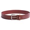 Tommy Hilfiger Uomo Cintura New Denton 4.0 Belt Cintura in Pelle, Marrone (Dark Tan), 110 cm