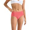 Sloggi Women's Basic+ Midi C4P - Slip da Donna, Colore Rosso, 48 Pezzi