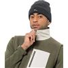 Jack Wolfskin Berretto Unisex Pergamon Beanie Hat, Muschio di Ossidiana, L