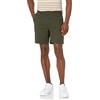 Amazon Essentials Pantaloncini Chino Taglio Classico Da 18 cm Uomo, Verde Oliva Scuro, 30W