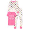 Amazon Essentials Disney | Marvel | Star Wars Set Pigiama Bambine e Ragazze, Pois/Principessa, 8 Anni