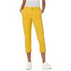 Amazon Essentials Pantaloni Color Kaki Cropped Elasticizzati a Vita Media con Gamba Affusolata, vestibilità Aderente (Disponibili in Taglie Forti) Donna