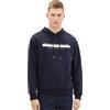 TOM TAILOR Denim Felpa con Cappuccio da Uomo con Stampa Logo, 10668-cielo Captain Blue, M