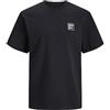 JACK & JONES RDDAARON TEE S/S CREW NECK NOOS, T-Shirt Uomo, Nero (Black Print:SQUARE PRINT), XL