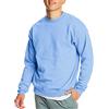 Hanes EcoSmart Fleece, Pullover Crewneck Sweatshirt, 1 Or 2 Pack Maglia di Tuta, Azzurro, L Uomo