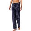 Schiesser Schiesser di Pantaloni Lunghi da Donna in Cotone Elasticizzato, Jersey Singolo, Fantasia, Mix + Parte Inferiore del Pigiama (1 Pezzo), Multicolore 1_184100, 48