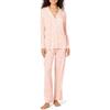Amazon Essentials x Sofia Grainge Pigiama in Modal Elasticizzato con Pantaloni Lunghi e Maniche Lunghe Donna, Rosa Pallido Agnelli, XXL