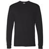 Hanes Essentials Long Sleeve T-Shirt Pack, Crewneck Cotton Tees Camicia Uomo