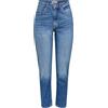 ONLY ONLVENEDA Vita Alta Mom Fit Jeans | Mom Fit, Casual, Temperatura massima di 40°C ciclo molto delicato