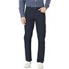 Amazon Essentials Pantaloni in Twill Elasticizzati con 5 Tasche con vestibilità Comoda Uomo, Blu Marino, 30W / 29L