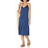 The Drop Ana Silky - Vestito con scollo a V da Donna, Blu Marino, XL