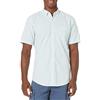 Amazon Essentials Camicia Oxford con Tasca a Maniche Corte vestibilità Regolare Uomo, Blu Righe, XXL