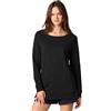 Amazon Essentials Felpa a Tunica in Pile con Scollo Aperto Donna, Nero, XS