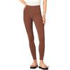Amazon Essentials Leggings in Tessuto Ponte (Disponibili in Taglie Forti) Donna, Marrone Intenso, S