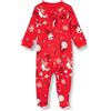 Amazon Essentials Disney | Marvel | Star Wars Pigiami con Piedi Attillati in Cotone Unisex Bimbi, Nightmare Valentine - Sleep & Play, 0 Mesi