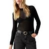 Levi's Donna High-Low Belt Donna, Nero regolare., 85 cm
