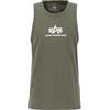 Alpha Industries Maglietta Basic Tank da Uomo Dark Olive