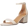Amazon Essentials Sandali con Tacco e Due Cinturini Donna