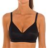 Playtex Reggiseno Senza Ferretto Essential Support Donna x1, Nero, 38/5B