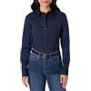 Amazon Essentials Camicia Elegante con Bottoni, in Popeline Elasticizzato Donna