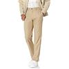 Amazon Essentials Pantaloni Eleganti da Uomo Slim Fit, Marrone Kaki, 34 W x 28L