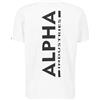 Alpha Industries T-Shirt con Stampa posterioreper Uomo White