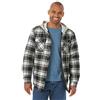 Wrangler Authentics Giacca A Maniche Lunghe Trapuntata Foderata In Flanella Con Cappuccio Camicia Button Down Uomo (Pacco da 1)