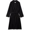 Amazon Essentials Accappatoio Leggero a Nido d'Ape (Disponibile nelle Taglie Big & Tall) Uomo, Nero, M-L
